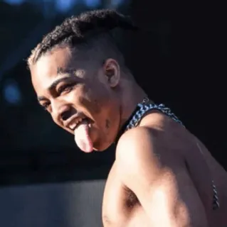 🖤 XXXTentacion rapper, muziek, zanger, xxxtentacion, beroemdheid, tong telegram sticker