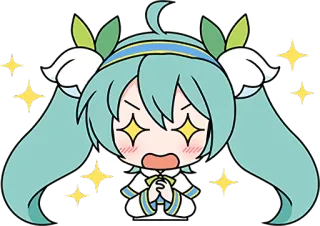 😍 Anime, Fofo, Brilhante, Desenho animado, Chibi, Kawaii, Personagem animado telegram sticker