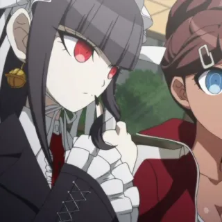 🃏 Celestia Ludenberg Danganronpa Anime, Garota, Celestia Ludenberg, Danganronpa telegram sticker