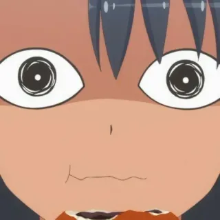 😐 Nagatoro Don't Toy with Me, Miss Nagatoro 애니메이션, 나나시, 표정, 충격, 만화 telegram sticker