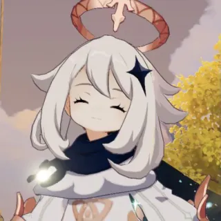 💫 Paimon Genshin Impact paimon, genshin impact, videospiel, charakter, anime, süß whatsapp sticker