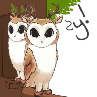 barnowldeer telegram stickers