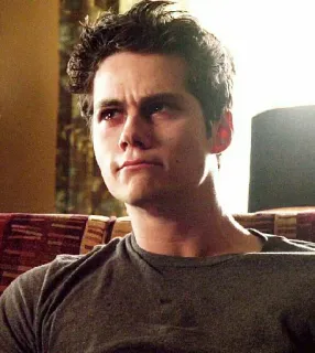 😐 Dylan O'Brien actor, man, celebrity, portrait telegram sticker