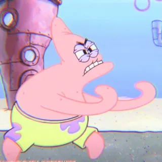 🌼 Patrick Star Spongebob Squarepants Patrick Estrela, Bob Esponja, desenho animado, bravo, personagem whatsapp sticker