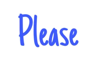 🇬🇧 Please teks, tipografi, huruf miring, kata, sopan whatsapp sticker