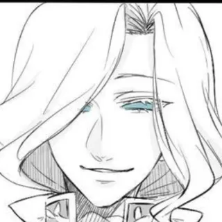 📷 anime, manga, character, portrait, art, drawing, sketch telegram sticker