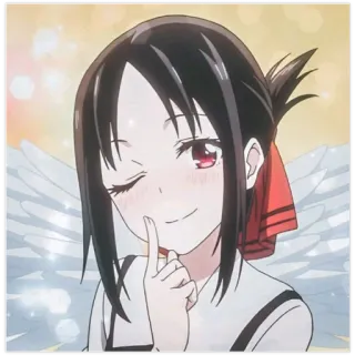 Kaguya-Sama Love is war whatsapp stickers