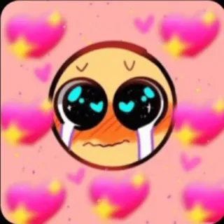 😀 Emoji, Coração, Desenho animado, Amor, Fofo whatsapp sticker