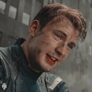 🇺🇸 Captain America 캡틴 아메리카, 마블, 슈퍼히어로, 크리스 에반스, 영화, 캐릭터 telegram sticker