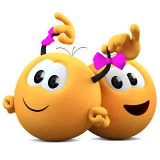 💑 น่ารัก, อิโมจิ, การ์ตูน, คาวาอิ telegram sticker