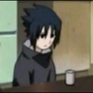 🙁 Sasuke Naruto Anime, Sasuke, Naruto, Manga, Triste telegram sticker