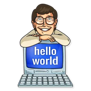 Bill Gates telegram stickers
