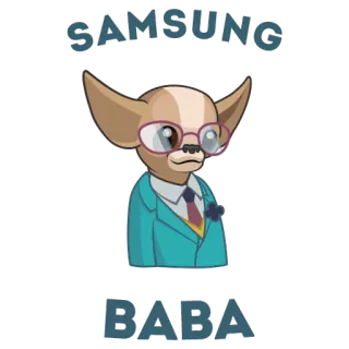 🇰🇷 SAMSUNG
BABA cachorro, terno, Samsung, Baba, desenho animado, adesivo whatsapp sticker