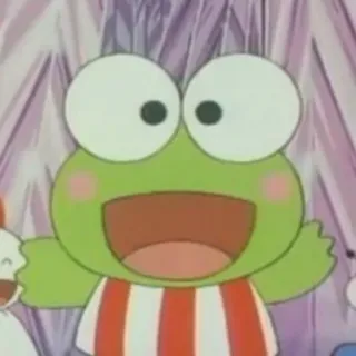 🌷 Keroppi เคโรปปิ, กบ, ซานริโอ้, การ์ตูน, ตัวละคร, น่ารัก telegram sticker