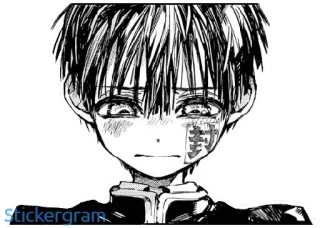😊 Hanako-kun Toilet-bound Hanako-kun Anime, Mangá, Hanako-kun, Hanako-kun ligado ao banheiro, Personagem, Adesivo whatsapp sticker