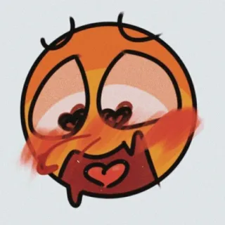 💖 Emoji, Trái tim, Đỏ mặt, Kawaii, Dễ thương, Biểu cảm, Hoạt hình telegram sticker