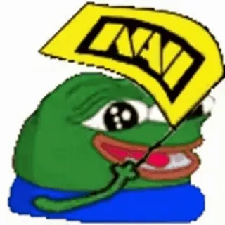 🚩 Pepe the Frog Meme, Pepe, Katak, Navi, Esports telegram sticker