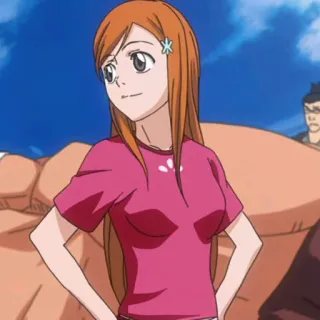 🙂 Orihime Inoue Bleach anime, character, orihime inoue, bleach telegram sticker