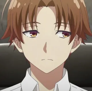⭐ Ayanokoji Kiyotaka Classroom of the Elite Anime, Karakter, Classroom of the Elite, Ayanokoji, Kyotaka, Sekolah telegram sticker
