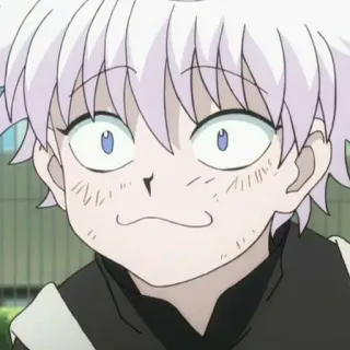 🌑 Killua Zoldyck Hunter x Hunter 애니메이션, 키르아, 헌터, 조르딕, 소년 telegram sticker