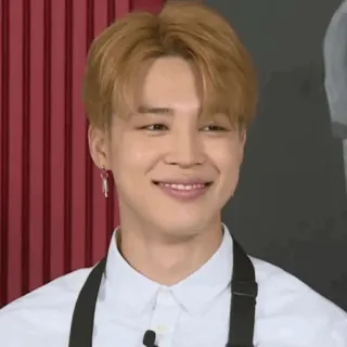 🐚 Jimin Jimin, BTS, K-Pop, cantante, celebrità telegram sticker