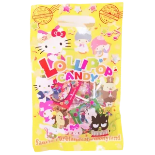 🍫 Hello Kitty LOLLiPOP CANDY конфета, леденец, сладости, Sanrio, Hello Kitty telegram sticker