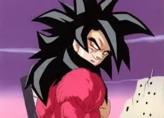 😈 Goku Dragon Ball GT Anime, Super Saiyan 4, Dragon Ball, GT telegram sticker