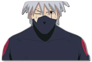 😠 Kakashi Hatake Naruto anime, kakashi, naruto, ninja telegram sticker