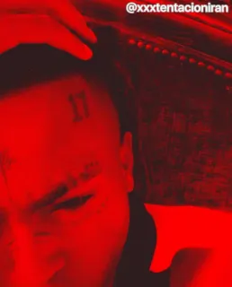 🖤 XXXTentacion rapper, music, celebrity, portrait telegram sticker