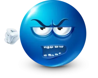 🤩 Emoji, Ira, Dedo corazón, Ofensivo whatsapp sticker