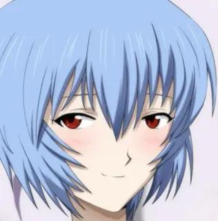 🥢 Rei Ayanami Neon Genesis Evangelion Аниме, Рей, Аянами, Евангелион, Персонаж telegram sticker