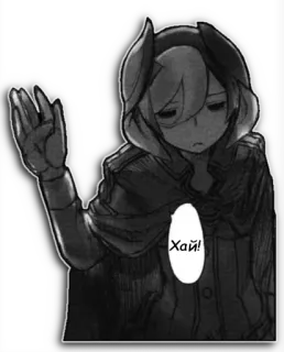 👋 Хай! anime, manga, cartoon, character whatsapp sticker