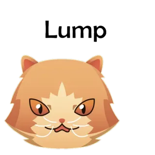 🐱 Lumln gato, desenho animado, fofo, animal de estimação, animal telegram sticker