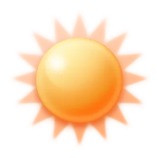 ☀ sun, weather, summer, heat, sky, day telegram sticker