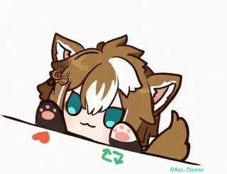 ❤️ アニメ, かわいい, カワイイ, キャラクター, イラスト telegram sticker