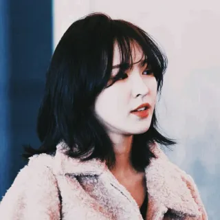 ◽️ femme, portrait, personne, asiatique, coréenne, fille, mignon, cheveux telegram sticker