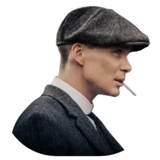 👀 Thomas Shelby Peaky Blinders peaky blinders, thomas shelby, cillian murphy, tv show, 1920s, gangster, flat cap telegram sticker