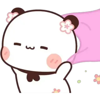 💃 mignon, panda, ours, animal, kawaii, dessin animé telegram sticker