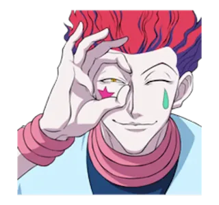 👌 Hisoka Hunter x Hunter anime, manga, character, hisoka, hunter x hunter telegram sticker