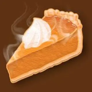 🥧 pie, dessert, food, slice, pumpkin pie, whipped cream telegram sticker