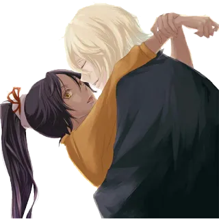 😘 Anime, Paar, Romantik, Kunst telegram sticker
