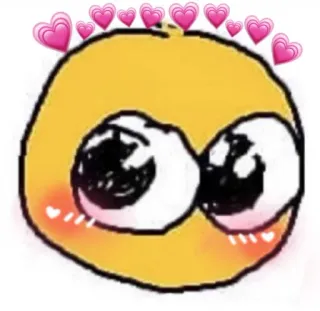 💗 Emoji, Cinta, Hati, Lucu, Senang, Mata whatsapp sticker