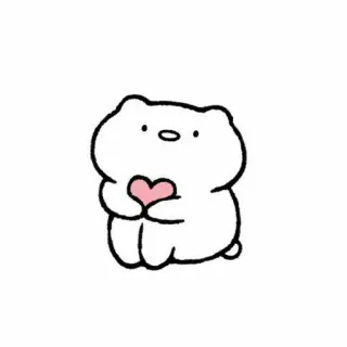 💕 orso, cuore, carino, animale, kawaii, amore telegram sticker
