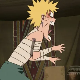 😨 Naruto Anime, Manga, Zszokowany, Zaskoczenie, Przestraszony telegram sticker