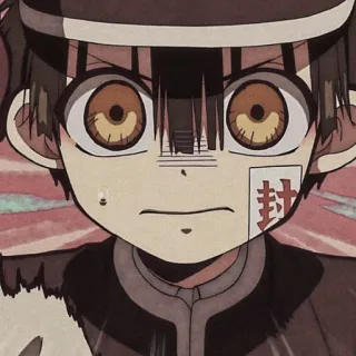 🏮 Hanako-kun Toilet-Bound Hanako-kun 封 Anime, Manga, Hanako-kun, Toilet-bound Hanako-kun, Fantasma, Japonés, Personaje telegram sticker
