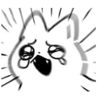 😿 khóc, mèo, buồn, cảm xúc, đau khổ, hoạt hình telegram sticker