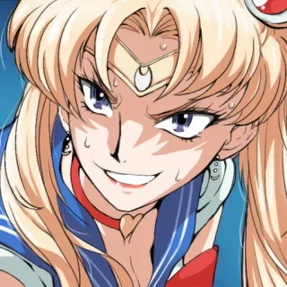 🌕 Sailor Moon Anime, Sailor Moon, Manga, Dessin animé, Personnage, Fille telegram sticker