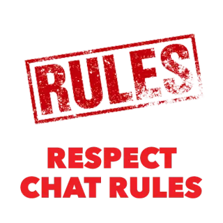 🗣 RULES
RESPECT CHAT RULES règles, respect, chat, rouge telegram sticker