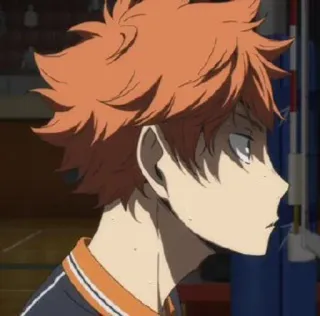 🌟 Hinata Shoyo Haikyuu!! anime, haikyuu, hinata shoyo, volleyball, manga telegram sticker
