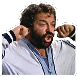 😮 Bud Spencer italiano, ator, engraçado, homem, comédia telegram sticker